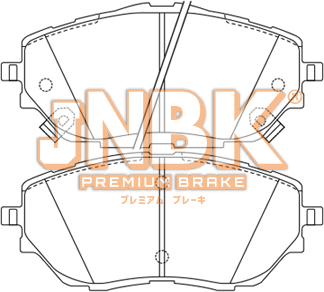 JNBK Disc Brake Pad PK1338