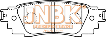 JNBK Disc Brake Pad PK1349 Part Details | JNBK Brake Website