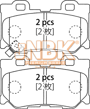 JNBK Disc Brake Pad PK2284