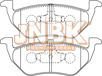 JNBK Disc Brake Pad PK5151