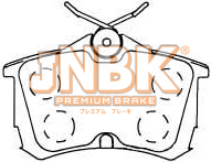 JNBK Disc Brake Pad PK8109