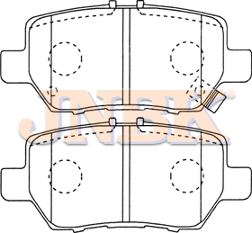 JNBK Disc Brake Pad PK8144