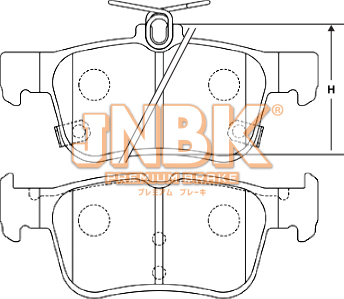 JNBK Disc Brake Pad PK8243