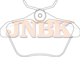 JNBK Disc Brake Pad PN0104