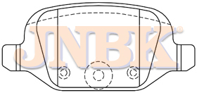 JNBK Disc Brake Pad PN0197