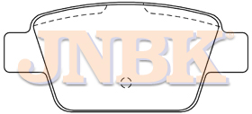 JNBK Disc Brake Pad PN0208