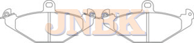 JNBK Disc Brake Pad PN0282