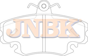 JNBK Disc Brake Pad PN0284