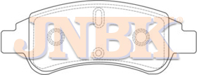 JNBK Disc Brake Pad PN0356