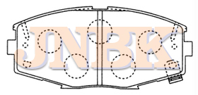 JNBK Disc Brake Pad PN1141