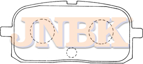 JNBK Disc Brake Pad PN1178