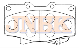 JNBK Disc Brake Pad PN1242