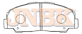 JNBK Disc Brake Pad PN1291