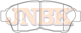 JNBK Disc Brake Pad PN1322