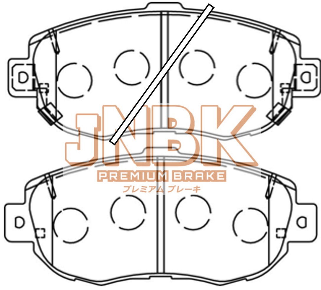 JNBK Disc Brake Pad PN1324