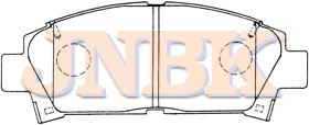 JNBK Disc Brake Pad PN1362