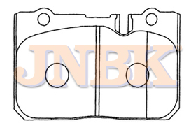 JNBK Disc Brake Pad PN1370