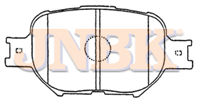 JNBK Disc Brake Pad PN1430