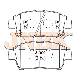 JNBK Disc Brake Pad PN1472