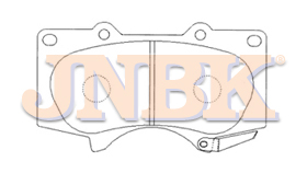 JNBK Disc Brake Pad PN1482