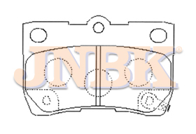 JNBK Disc Brake Pad PN1494