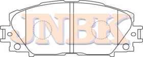 JNBK Disc Brake Pad PN1508