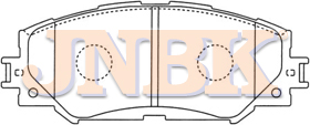 JNBK Disc Brake Pad PN1524