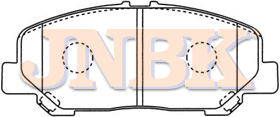 JNBK Disc Brake Pad PN1527