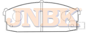 JNBK Disc Brake Pad PN2104