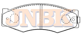 JNBK Disc Brake Pad PN2105