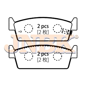 JNBK Disc Brake Pad PN2270