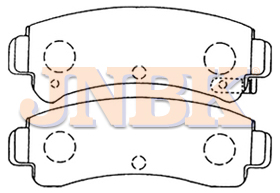 JNBK Disc Brake Pad PN2283