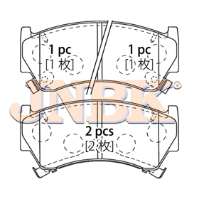 JNBK Disc Brake Pad PN2356