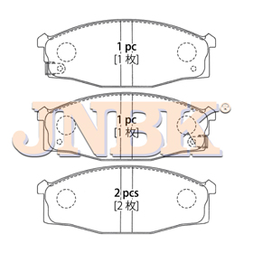 JNBK Disc Brake Pad PN2446