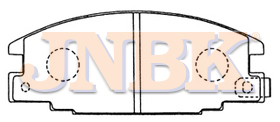 JNBK Disc Brake Pad PN4196