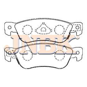 JNBK Disc Brake Pad PN4197