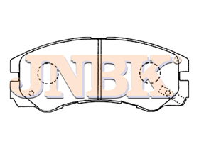 JNBK Disc Brake Pad PN4258