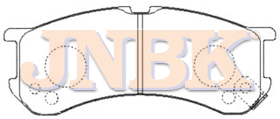 JNBK Disc Brake Pad PN6438