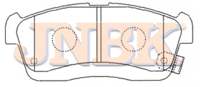 JNBK Disc Brake Pad PN6492