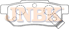 JNBK Disc Brake Pad PN8206