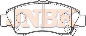 JNBK Disc Brake Pad PN8265