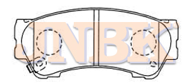 JNBK Disc Brake Pad PN8558