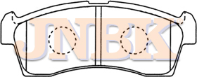 JNBK Disc Brake Pad PN9523