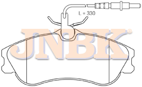 JNBK Disc Brake Pad PT01260