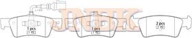 JNBK Disc Brake Pad PT01671