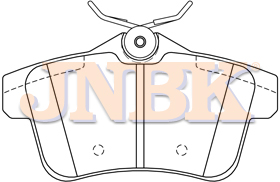 JNBK Disc Brake Pad PT01828