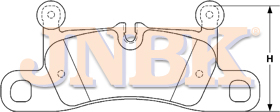 JNBK Disc Brake Pad PT01875