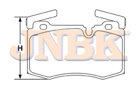 JNBK Disc Brake Pad PT01948